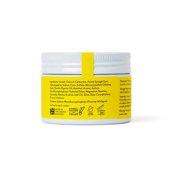 Remineralising and Whitening Toothpaste Tablets